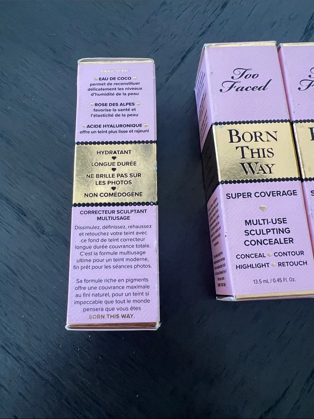 Too Faced Born This Way Sculpting Concealer lot of 3 shade- Ganache